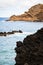 Rocky blue ocean in Madeira