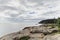 Rocky bluff on the way to Otter Cliff in Acadia National Park