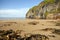 Rocky cliffs of Ballybunion on the wild atlantic way