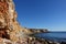 Rocky clifftop coastline