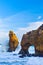 Rocky clifs of Ponta da Piedade at Lagos, Portugal