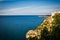 Rocky coast from above