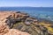 Rocky Coast of the Aegina Island in Greece