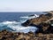 Rocky coast in the area of Charco de Palo