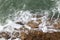 Rocky coast at the Cheung Chau Island in Hong Kong