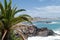 Rocky coast of Costa Adeje.Tenerife island, Canari