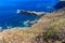 Rocky coast of El Sauzal in Tenerife in Spain landscape of the Canary