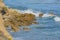 Rocky Coast on the Estero Bluffs State Park on the Pacific Ocean in Cayucos, San Luis Obispo County, California