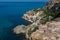 Rocky coast of Fiolent cape, Black Sea