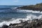 Rocky coast, Floreana  Island, Galapagos Islands, Ecuador