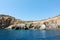 Rocky coast and gorgeous waters in Kelyfos islet, Marmaras, Chalkidiki, Greece