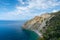 Rocky coast of isle elba