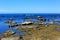 Rocky coast at Kaikoura Peninsula, New Zealand