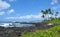 Rocky coast of Kauai, Hawaii