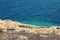 rocky coast of Puglia, turquoise water, southern Adriatic coast, southern Italy