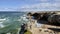 Rocky coast at Quiberon peninsula in France