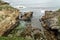 Rocky coast of Ribadeo, Galicia, Spain.