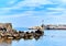 Rocky coast of Tabarca island. Spain