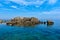 Rocky coast of Tabarca island. Spain