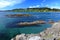 Rocky Coast on Vancouver Island at Tower Point Section of Wittys Lagoon Regional Park, British Columbia, Canada