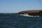 Rocky coastal landscape in Patagonia,