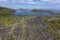 Rocky coastline of Fogo Island, Newfoundland