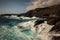 Rocky coastline of Los Cancajos