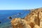 Rocky coastline near Albufeira in the Algarve