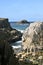 Rocky coastline of Quiberon in France