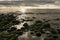 Rocky coastline of Solway Coast, West Cumbria, UK