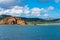 Rocky coastline of St. Thomas Island