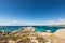 Rocky coastline and translucent sea at Cavallo island near Corsica