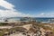 Rocky coastline and translucent sea at Cavallo island near Corsica
