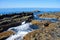 Rocky coastline between Woods Cove and Pearl Street Beach, Laguna Beach, CA.