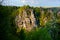 rocky countryside in saxony