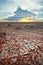 Rocky desert & geological landscape in Oman