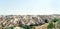 Rocky formation landscape viewpoint from Esentepe in Cappadocia, Turkey