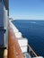 Rocky headland viewed from a cruise ship