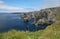 Rocky Irish coast on Mizen Head