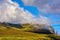 rocky island, farao islands, north atlantic, mountains, clouds,green