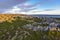 The rocky landscape as viewed from Hamningberg fort area in Varanger Peninsula of Norwegian Finnmark. Lands of Ytre Sylvetica