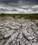 Rocky landscape of The Burren in County Clare, Ireland