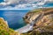 Rocky landscape at Cap de la Chevre, Finistere department, Parc