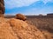 Rocky landscape of Damaraland - view from Vingerklip