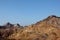 Rocky landscape in the rainbow island of Hormuz, Hormozgan Province, Iran. Exploring off road desert landscapes in Persian Gulf