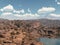 Rocky landscape with small and large boulders