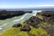 Rocky lava shoreline, Oregon coast.