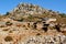 Rocky Mediterranean coastline in Taslica village near Marmaris r