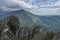 Rocky mountain in Apennines, Corno of mount Catria, Marche, Italy
