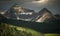 Rocky Mountain Beauty, Sun-dappled Peaks, Telluride, Colorado